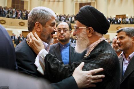 Khaled Meshaal dan Imam Syi'ah Ali Khamenei