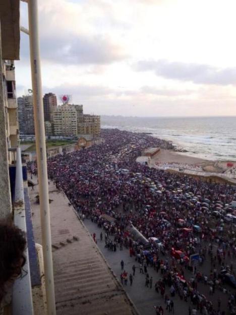 Demo Anti Mursi di Alexandria