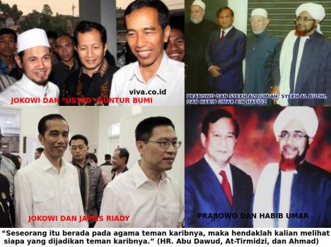 Teman Jokowi dan Prabowo