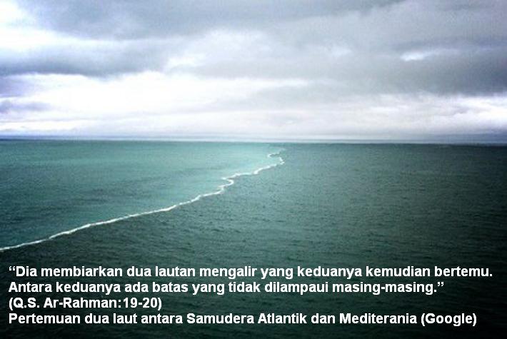 Keajaiban Al Qur'an: Batas Dua Lautan yang Bertemu  Kabar 
